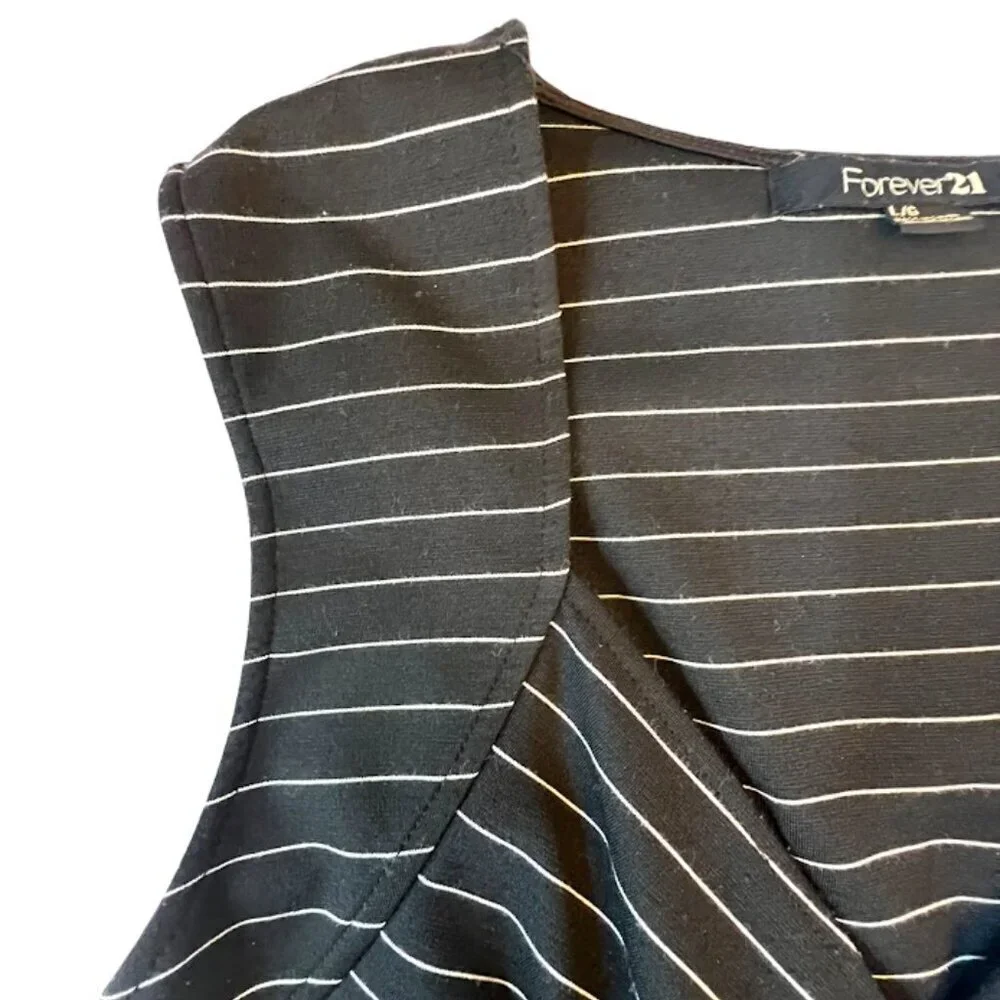 Forever 21 Black Dress Size L - Picture 4 of 6